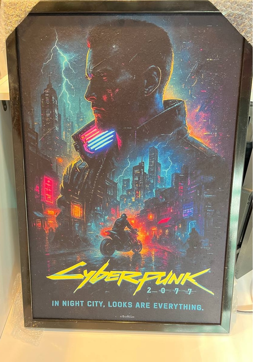 پوستر طرح گیم Cyberpunk 2077